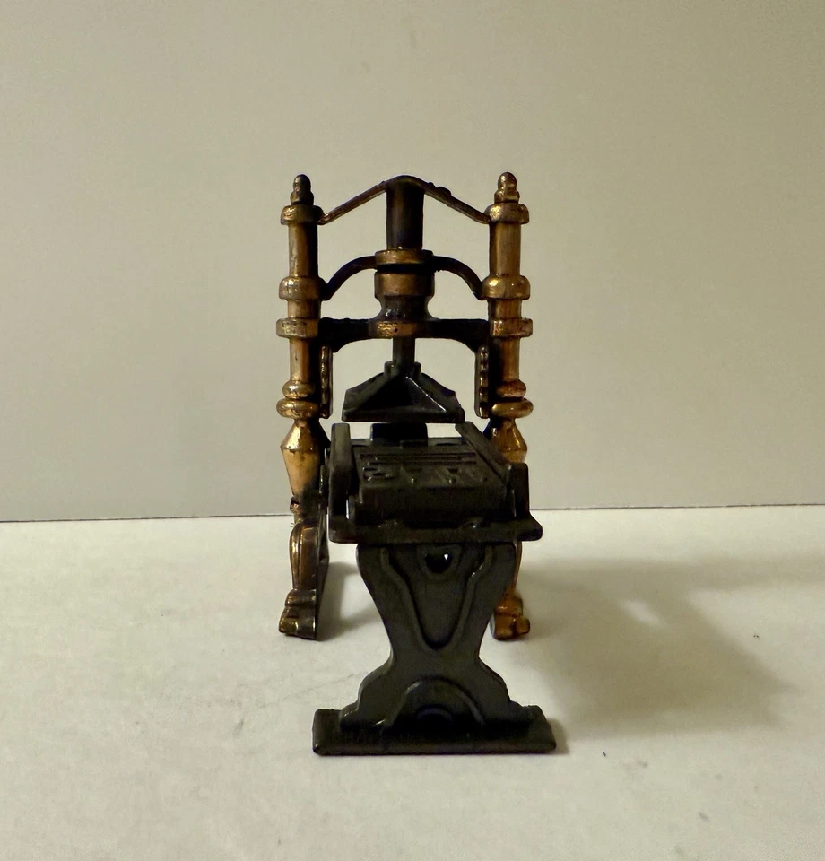 Prensa de impresión fundida a presión en miniatura Durham Industries de los años 70. Foto 2 de 4