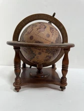 vintage old world tabletop globe
