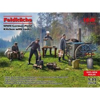 Icm ICM35618 FeldküChe, Wwii German Field Kitchen With Cooks
