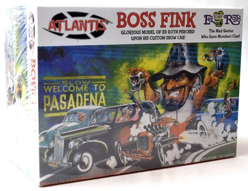 Atlantis Boss Fink Rat Fink 1:25 Plastic Model Kit Car & Figure H1271