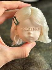 BJD Wig Dolls Short Hair Soft Mohair Handmade Landazz 1/6 Girl SD DIY Toys Gift