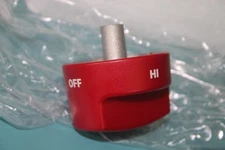WOLF RED OVEN RANGE HI-OFF KNOB KIP 5J42 METAL + PLASTIC NEW FROM 804369 KIT