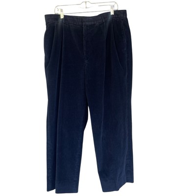 Vintage Corbin Off the Cuff Mens 38x28 Blue Corduroy Pants Cotton 90s Trouser