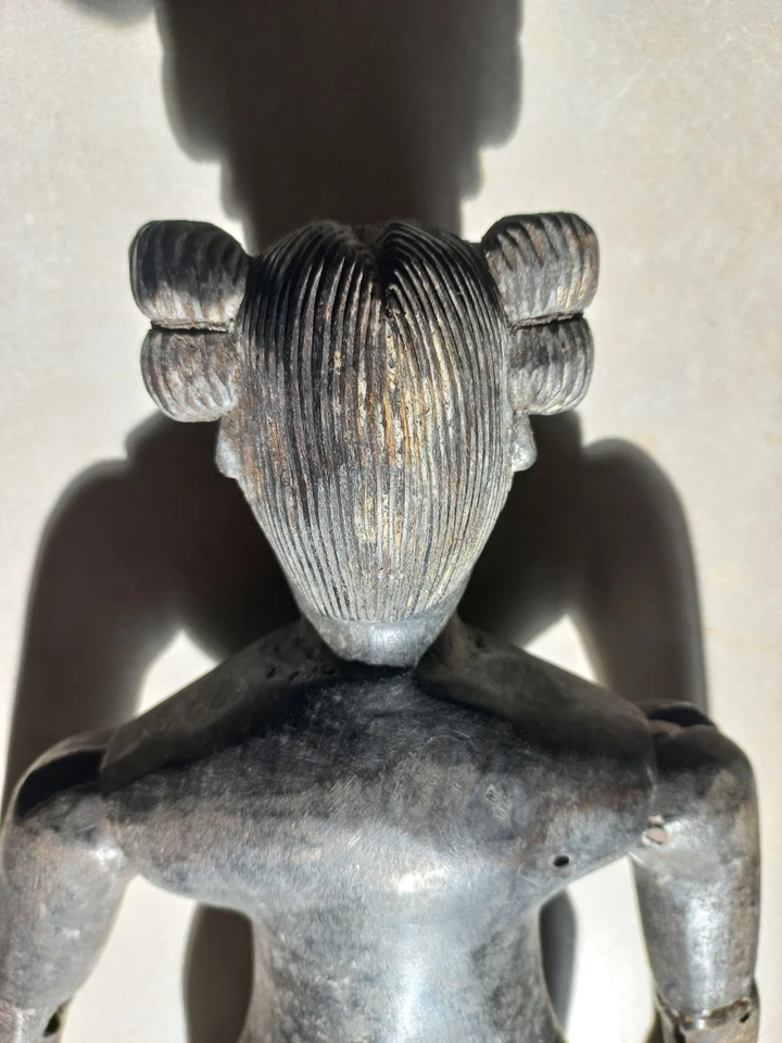 Ancien Mannequin Articulé En Bois - Photo 4/4