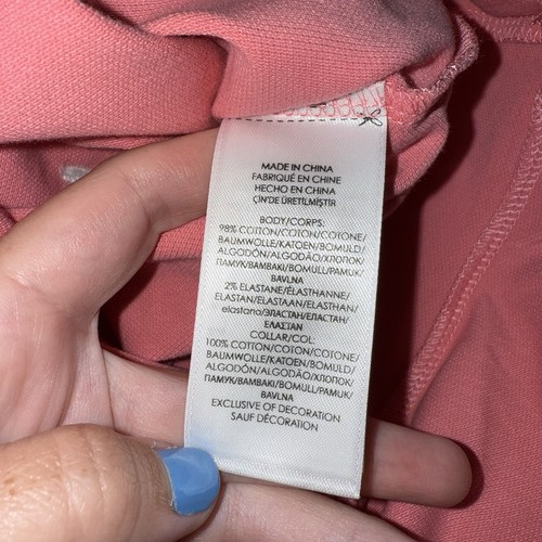 Polo Ralph Lauren bambina cotone manica lunga polo rosa taglia XL 16 nuova con etichette - Foto 5 di 5