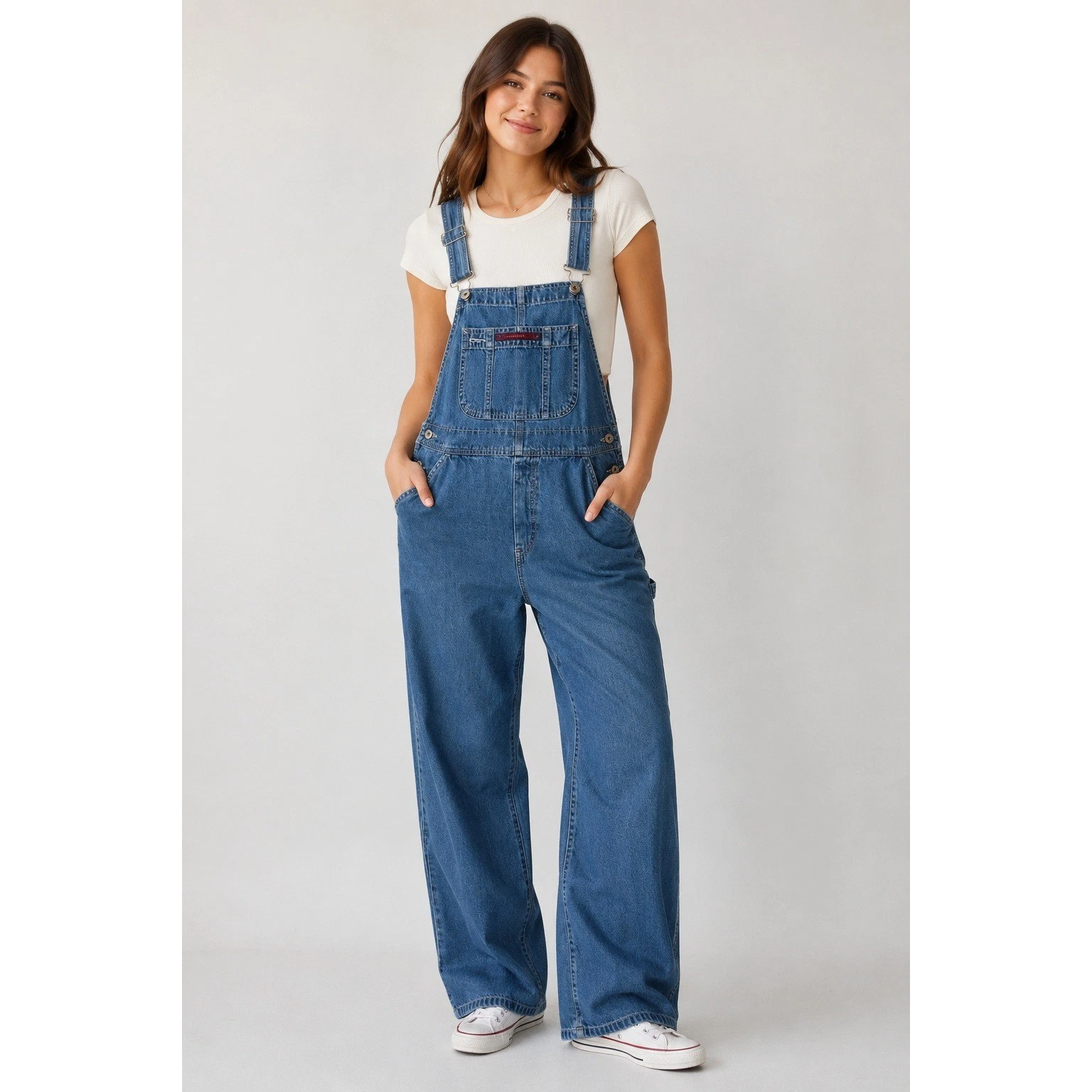 OLD NAVY VTG 90s Y2K Denim Overalls Blue Sz S