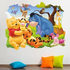 Removable Winnie the Pooh Wall Decal Kids Bedroom Nursery Wall Art Decor