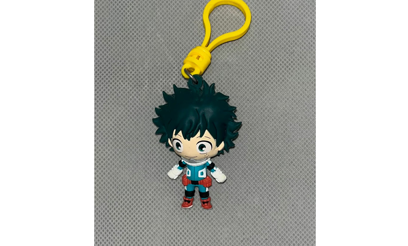 My Hero Academia Deku Izuku Midoriya Anime Figure Keychain Backpack Bag Clip