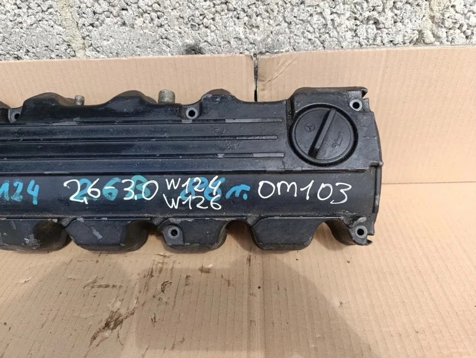 Mercedes W201 W124 W126 Valve Cover Powder Coated M103 1030160105 - Image 3 of 4