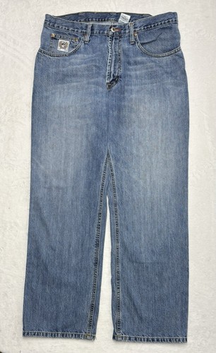 Vintage Cinch White Label Jeans Men’s Size 36x32 Relaxed Fit Blue Cowboy Pants