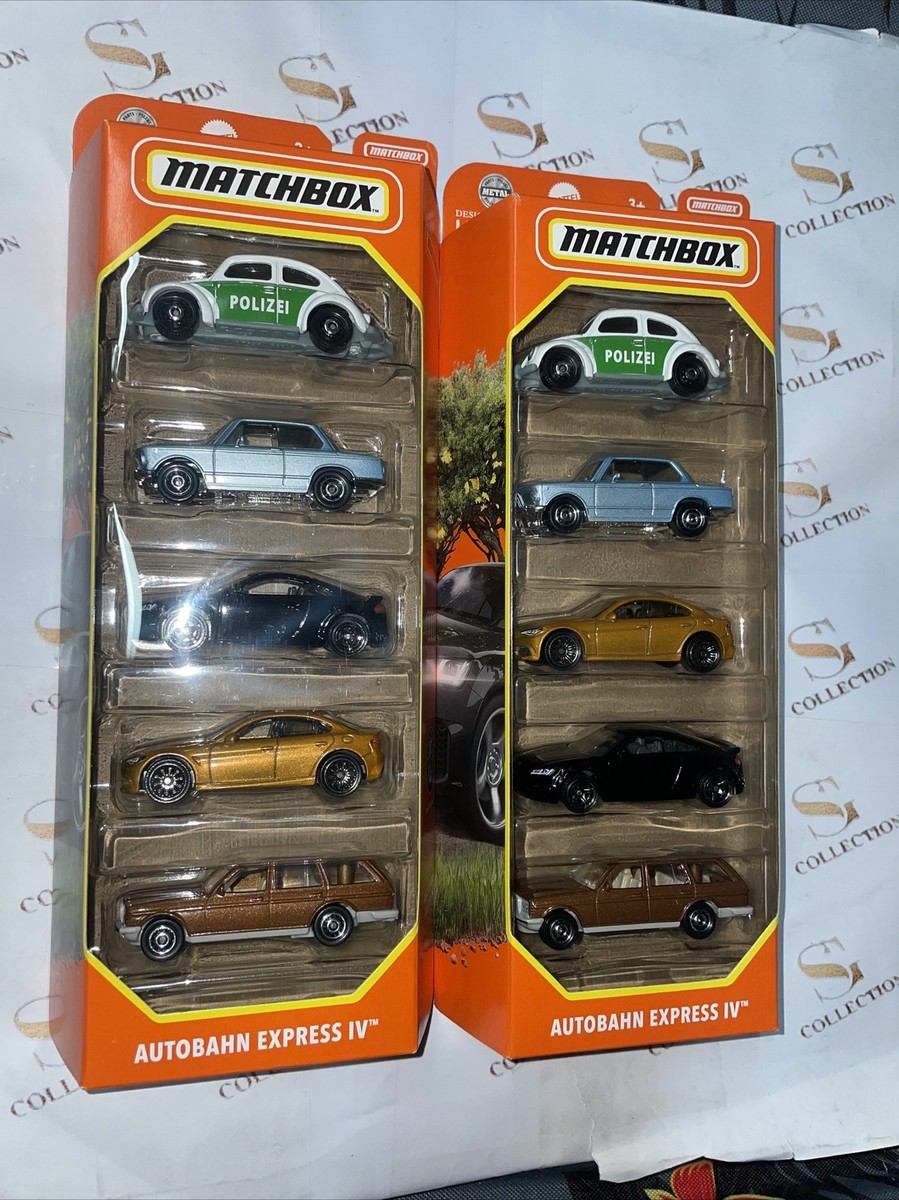 Matchbox Autobahn Express IV 5 Vehicle Pack packaging Error 2