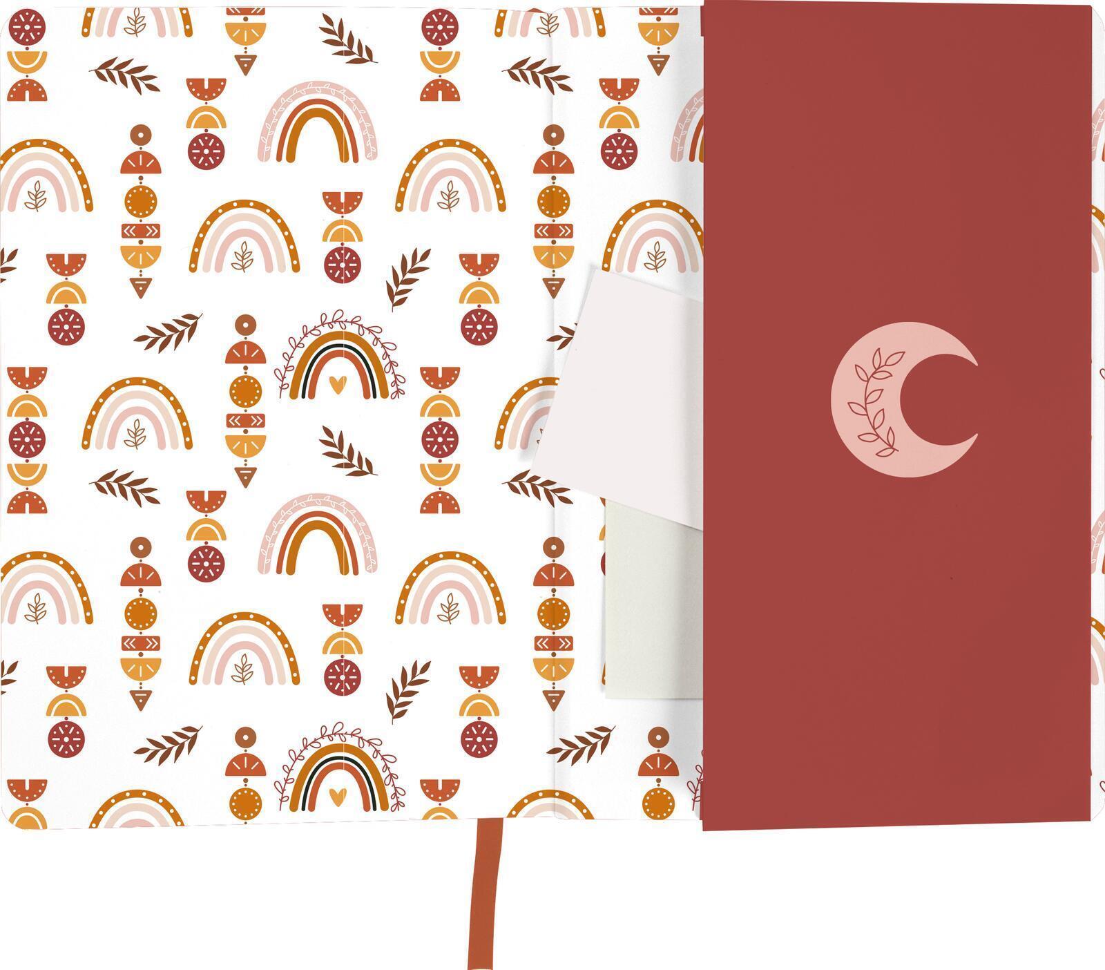 Thumbnail - Mynotes Notizbuch A5: Regenbogenfängerin | Notebook Medium, Gepunktet