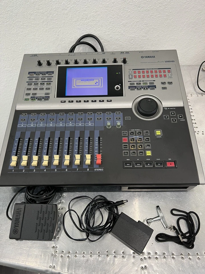 Yamaha AW2816 Professional Audio Workstation 16-Track Digital Recorder - Image 2 of 4
