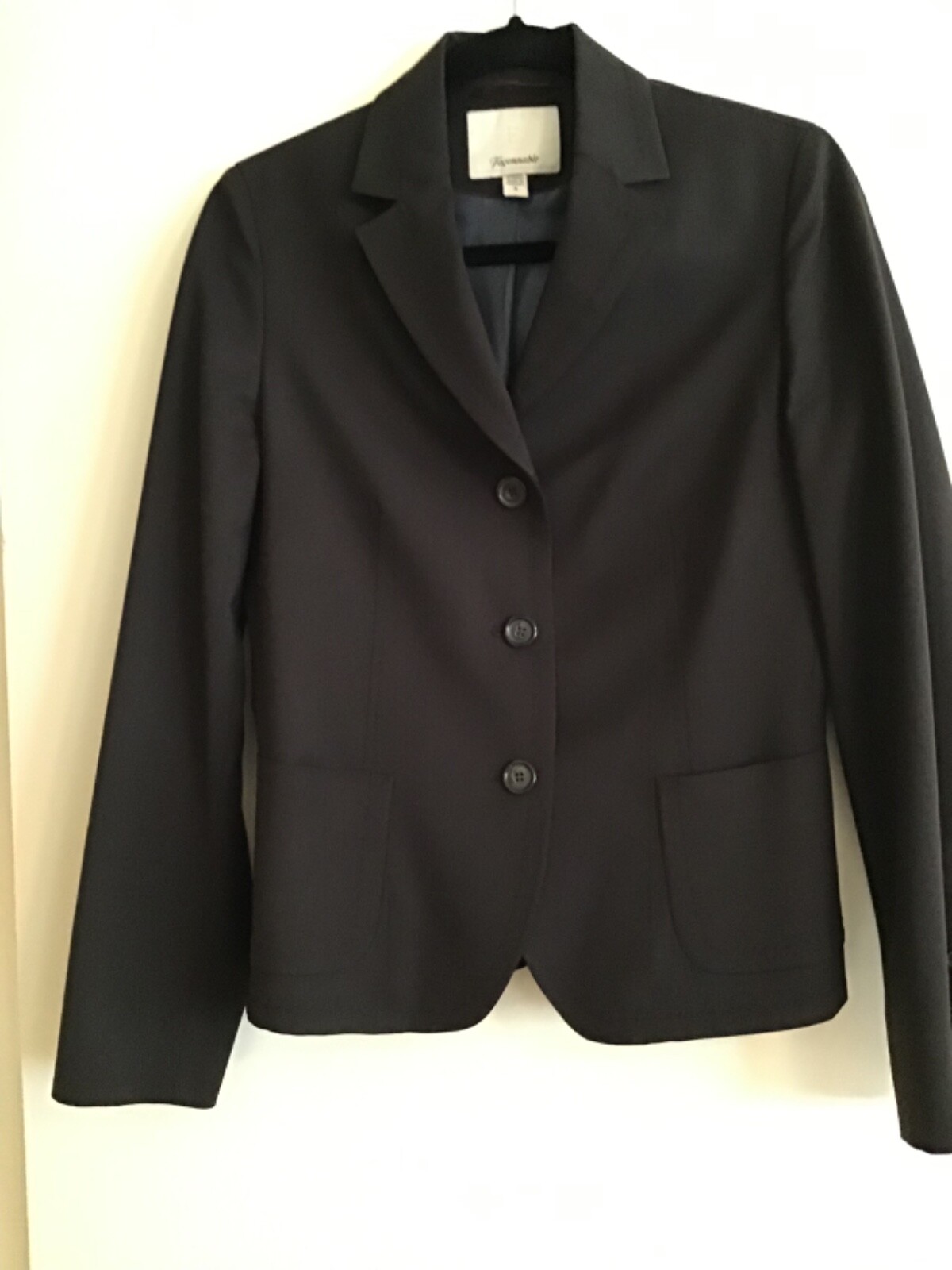 Façonnable Brown Button Wool Single Breasted Blaz… - image 1