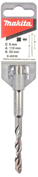 Makita Sds-Plus V+ Betonbohrer 8Mm 8X110 8 Mm Hammerbohrer Beton Bohrer B-46539-image