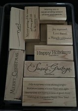 Stampin Up  Many Merry Messages Christmas 