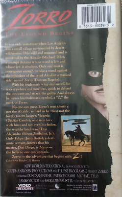 ピーク☆フリークス　VHS Zorro: The Legend Begins VHS (1996) | eBay