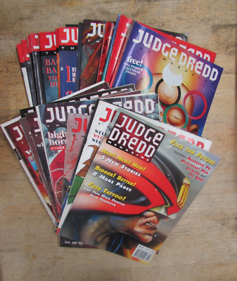 28 JUDGE DREDD THE MEGAZINE ** KOSTENLOSE UK POST ** TASCHENBUCH