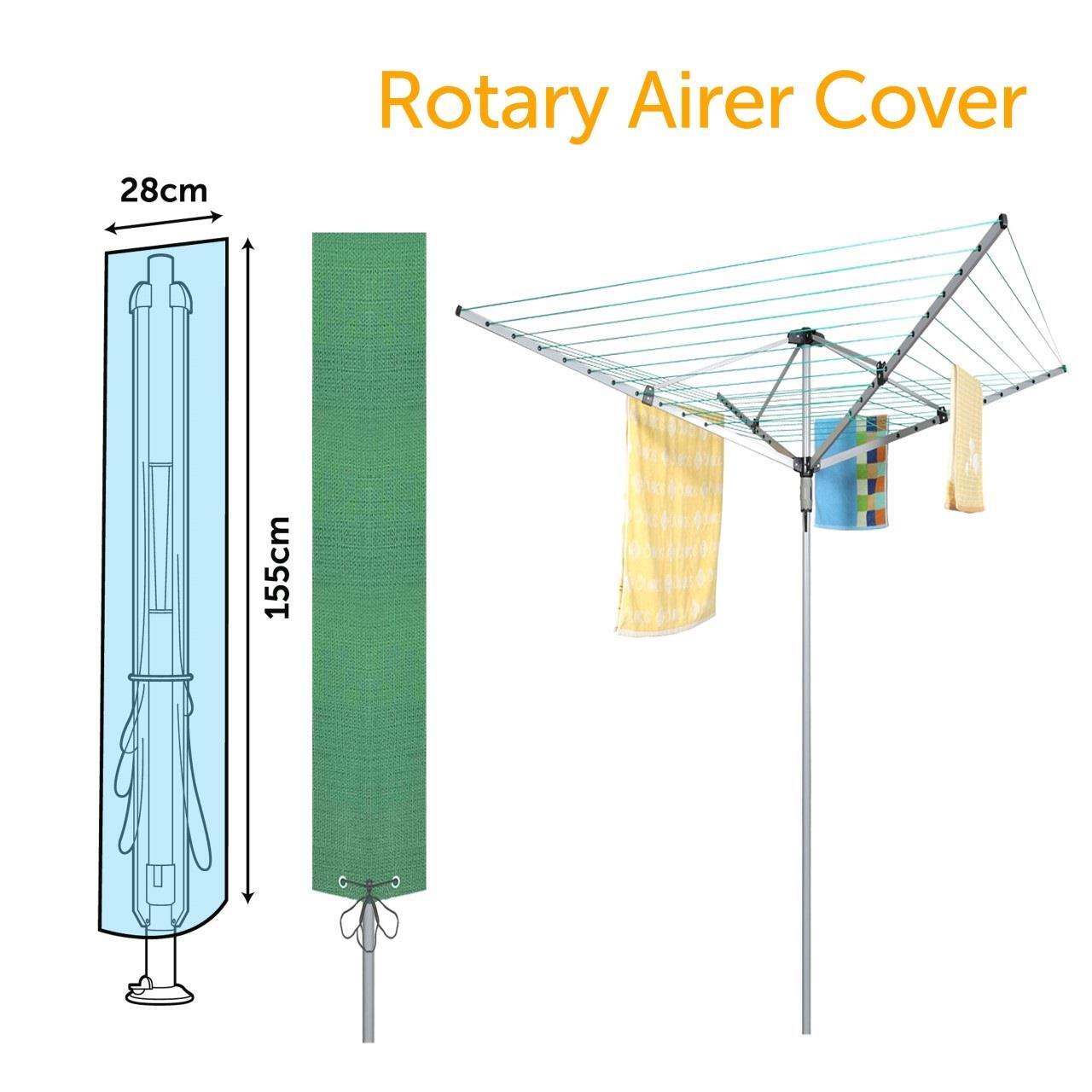 WATERPROOF ROTARY WASHING LINE COVER HEAVY DUTY ROTARY CLOTHES LINE