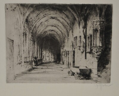 Peter Halm - Peter von Halm / Hand Signed / Edition Unknown / Monastery Gang / 31