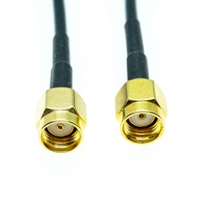 RP SMA Male Plug to RPSMA Male Plug Jumper Cable RG174 Coax Connector
