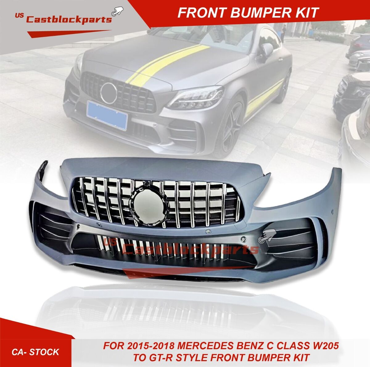 Bumper Kit | MERCEDES BENZ C-CLASS C300 AGM LINE CABRIOLET 2019 Bumper Kit | MERCEDES BENZ C-CLASS C300 AGM LINE CABRIOLET 2019