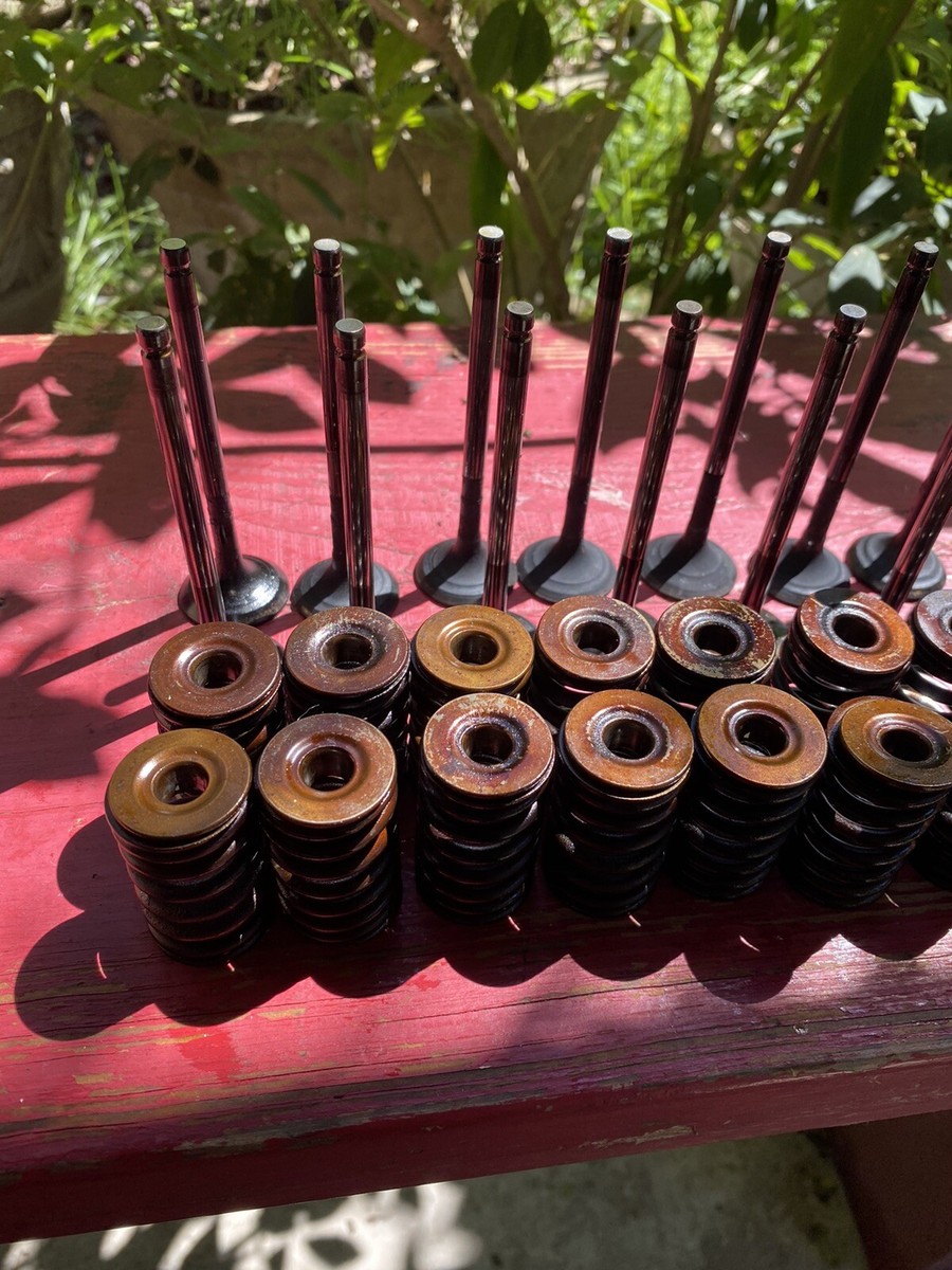 Complete set 24 intake exhaust valves Buckets springs 2jz gte