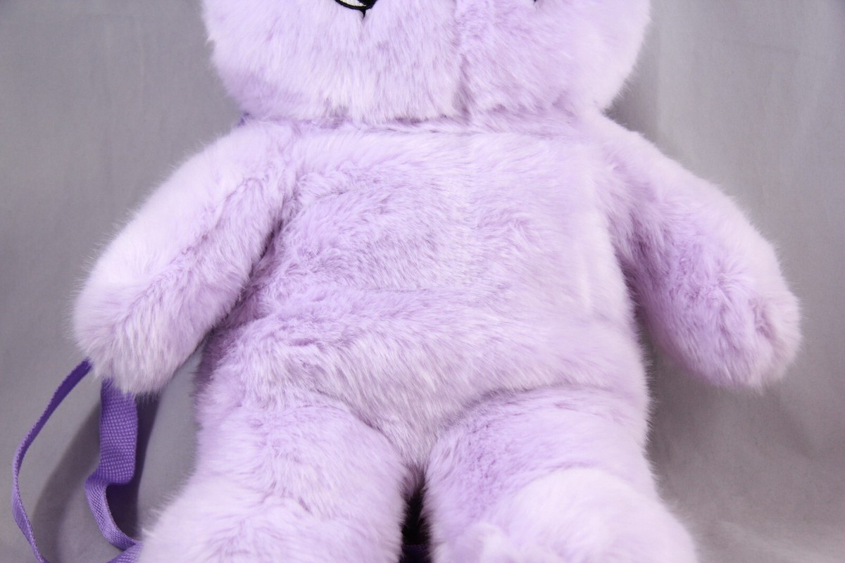KAWAII HTF ORIGINAL Esther Kim Esther Loves You White Bunny Backpack Esther Kim Esther Bunny Purple Plush 22 inch (56cm) Backpack  main image 3