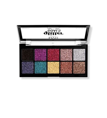 NYX Professional Makeup Glitter Goals Cream Pro Eyeshadow Palette 