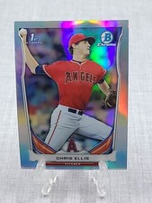 2014 Chris Ellis 1st Bowman Chrome Draft #CDP67 Silver Refractor Rookie 