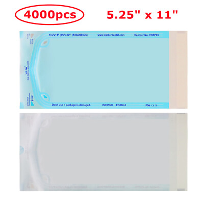 Dental Self Sealing Sterilisation Pouches Available in 4 Size