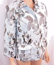 Women's SAG HARBOR Missy Three Button Business Casual BLAZER Size 10 Lined