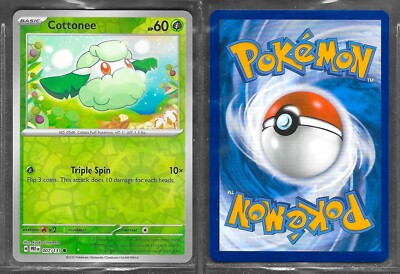 Pokemon Karte Prismatic Evolutions 007/131 Cottonee Reverse Holo