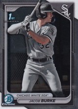 2024 Bowman - Chrome Prospects #BCP-116 Jacob Burke  Chicago White Sox