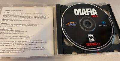 Mafia PC CD-ROM Illusion Software Computer Game Windows Pre-Owned