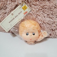 Vintage Wonder Wang's International 4" Light Red Haired Doll head  hands Set