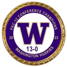 Tribute Coin Washington Huskies Football 2023 PAC-12 Champions Championship