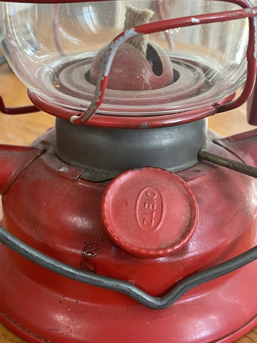 Vintage Dietz NO. 50 Kerosene Oil Lantern Dietz Red