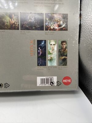 Heye Vertikalpuzzle 1000 Teile „Fan“ Von Mélanie Delon – Kunstvolles Motiv Mit Zartem Fächer & Vogel