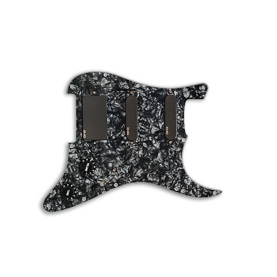EMG SL20 Steve Lukather Pre-Wired Pickguard Pickup Set, Black