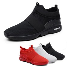Men's Casual Sneakers Lightweight Walking Tennis Athletic Running Slip On Shoes