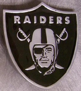raiders belt buckle