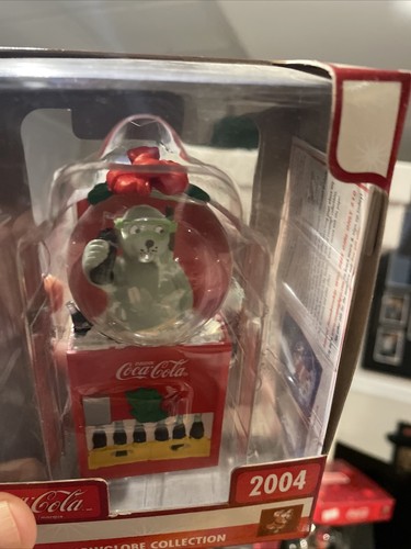 Coca-Cola 2004 Mini Snowglobe Collection Ornament by Cavanagh ~ SEAL - Picture 2 of 4