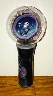 Disney Nightmare Before Christmas Jack Skellington Hand Held Light Up Spinner