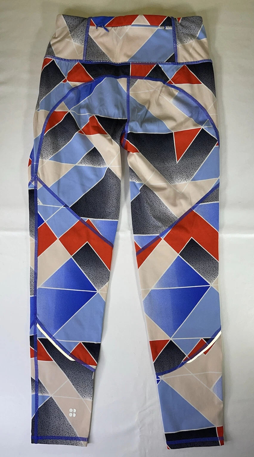 sweaty-betty geometric print 7/8 power workout leggings