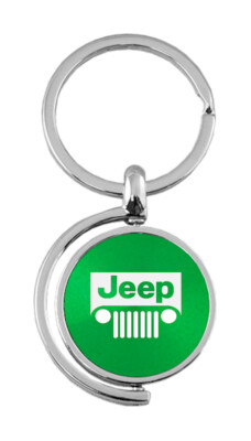 Jeep Grill Spinner Key Ring (Black)