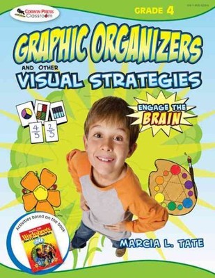 Graphic Organizers and Other Visual Strategies, Grade 4, Paperback by Tate, M...