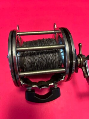 VINTAGE PENN SENATOR 114 6/0 TROLLING FISHING REEL WITH BRAID