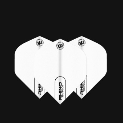 Winmau Rhino 150 micron Standard Flight - White