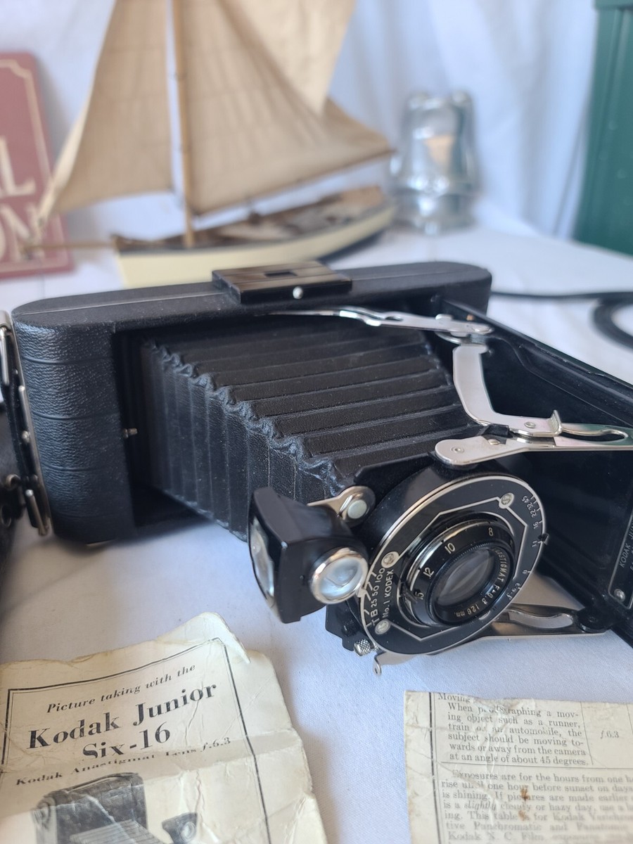 フイルムカメラ　蛇腹式の　ＫＯＤＡＫ　ＫＯＤＥＸ　ＮＯ.１ Kodak Camera Kodex No. 1 Lens Folding w/ Case Vintage | eBay